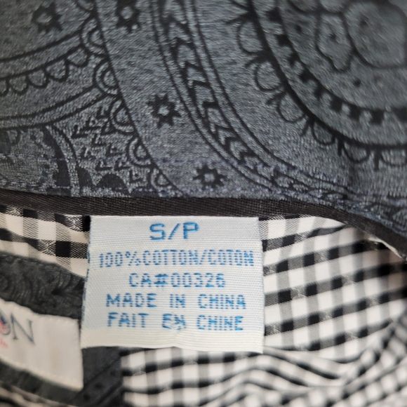 JOHN LENNON BY ENGLISH LAUNDRY Shirt Plaid - Picture 8 of 8